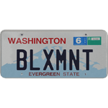 Washington License Plate
