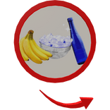 Water, Ice, Bananas Ashton RED Meme Circle