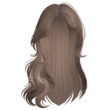 Lush Wavy Layered Model Hair in Milk Tea