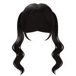 wavy front pigtail brown