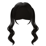 wavy pigtails brown