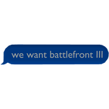 We want Battlefront III!