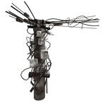 Weirdcore Creepy Horror Street Electric Post Back