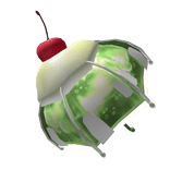 Whimsy Cute Green Cherry Melon Soda Umbrella
