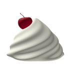 ♡ whipped cream ice frosting icing kawaii cute