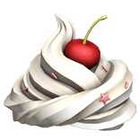 Whipped Cream On Head Cherry