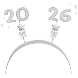 ♡ White 2026 New Years Boppers