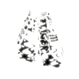 🔆 White and Black Cyber Baggy Jeans [Emissive]