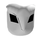 White and Black Owl Mask
