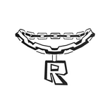 White and Black Retro Roblox Chain