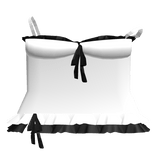 (white & black) strap summer ruffle dress 3.0