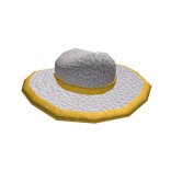 White & Gold Cowboy Hat