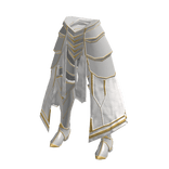 ♾️ White and gold nightmare knight plate legs