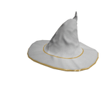 ♾️ White and gold wizard hat (PBR)