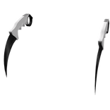 White & Iron Dual Karambits