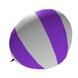 White & purple bee abdomen / Tail