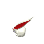 White and Red Anime Fox Kitsune 