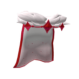 White and Red Royal Cape