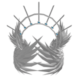 White Angelic Aesthetic Face Veil