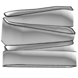 White Anime Left Shoulder Bandage
