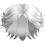 White Anime Straight Hair