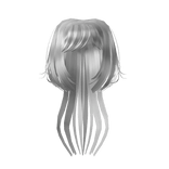 White April Fools Backward Jellyfish Hair