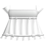 ♡ white babydoll dress w bows  ♡