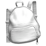 White Backpack Off Shoulder 1.0