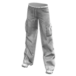 White Baggy Jeans w/ Shoes