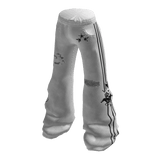 White Baggy Street Pants