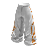 White Baggy Track Pants