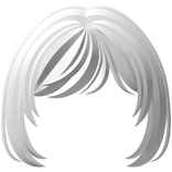 white bangs