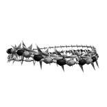 White Barbed Wire Crown