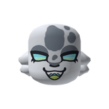 White Bastoh Happy Face