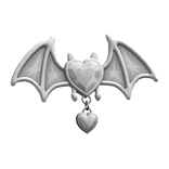 ♡ White Bat Hair Clip