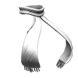 White Big Windy Scarf