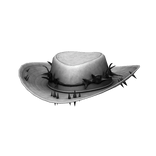 White Black Thorn Cowboy Hat