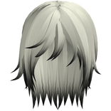 White Black Tips Emo Long Messy Vkei Boy Hair