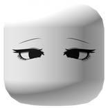 White Blank Stare Woman Eyes