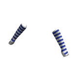 White Blue | Arm Warmers Sleeves Fingerless