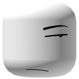 White Bored Male Face