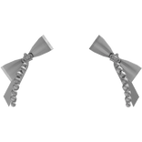 ⚜️• white Bow crown w/ Pearl Charms