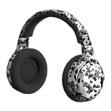 white camo headphones