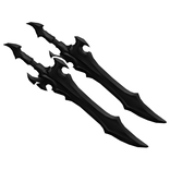 White Cartoony Waist Katana