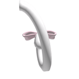 White Cat Tail Bowtie
