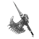 White Chainsaw Axe