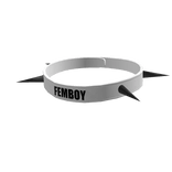 White Choker With Spikes Femboy 3.0