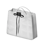 white christmas shopping bag 