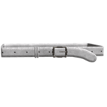 White Chrome Leather Belt 1.0