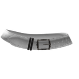 White Chrome Leather Belt 3.0